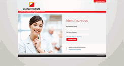 Desktop Screenshot of myunip.uniprevoyance.fr