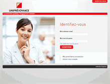 Tablet Screenshot of myunip.uniprevoyance.fr